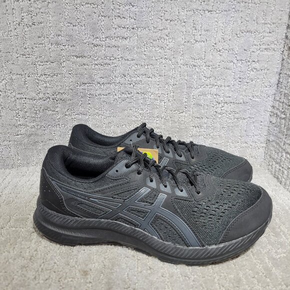 Asics 1011B492 Gel-Contend 8 Men's Size 8 Black Carrier Gray Running Sneakers - Picture 3 of 10